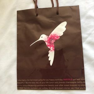 NEW PAPYRUS Vintage Shiny Paper Shopping Gift Bag